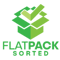 Company/TP logo - "Flat Pack Sorted"