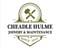 Company/TP logo - "Cheadle Hume Joinery"