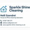 Company/TP logo - "SPARKLE-SHINE-CLEANING LTD"