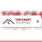 Company/TP logo - "Topcraft Roofing"