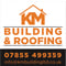 Company/TP logo - "KM BUILDING AND ROOFING LTD"