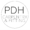 Company/TP logo - "PDH Carpentry and Fitting"