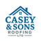 Company/TP logo - "Casey & Sons Roofing LTD"