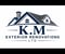 Company/TP logo - "K.M Exterior Renovations Ltd"
