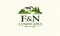 Company/TP logo - "F&N Landscapes "