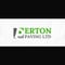 Company/TP logo - "Perton Paving"