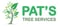 Company/TP logo - "PAT'S Tree Services"