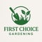 Company/TP logo - "First Choice Gardening"