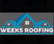 Company/TP logo - "Weeks Roofing"