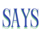 Company/TP logo - "Says Removals "