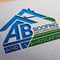 Company/TP logo - "AB Roofing & Landscaping"