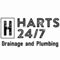 Company/TP logo - "Harts 247 Plumbing and Drainage LTD"