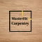 Company/TP logo - "Masterfit Carpentry"