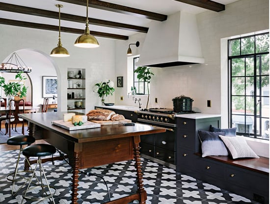 black and gold home decor