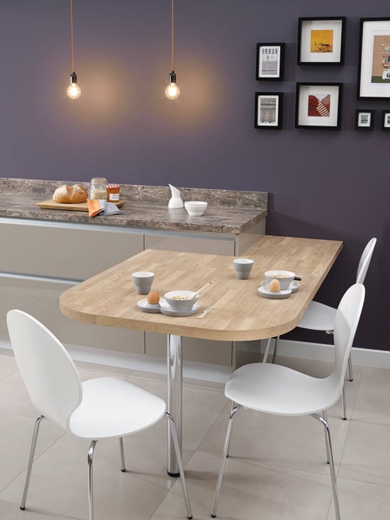 curved breakfast bar