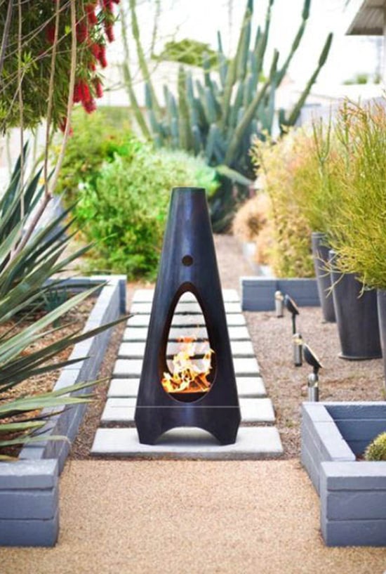 Garden chiminea