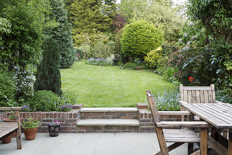 Landscaped garden