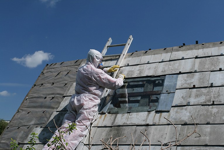 asbestos on the roof