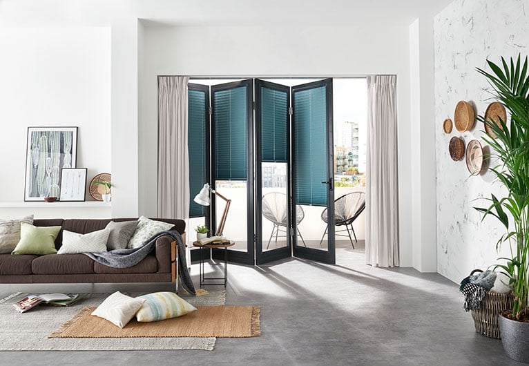 pleated blind