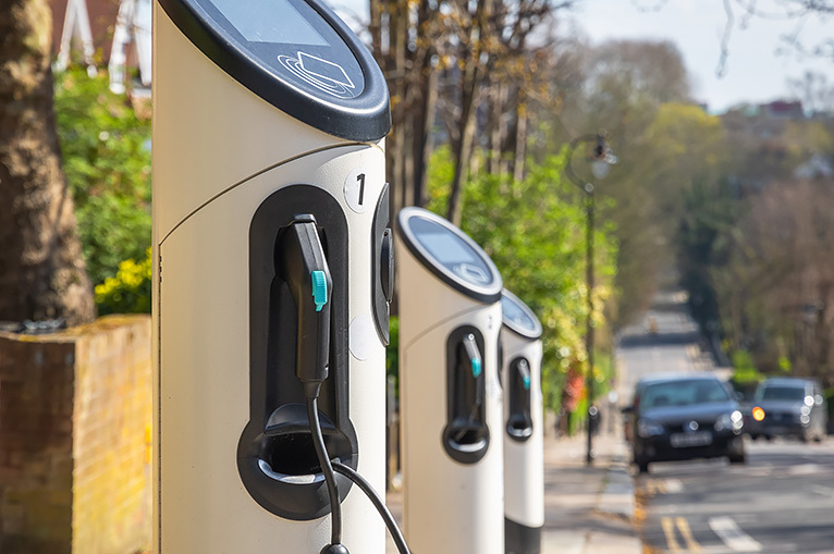 Electric vehicle charging point