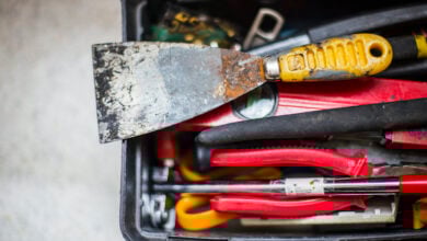 Toolbox from high angle