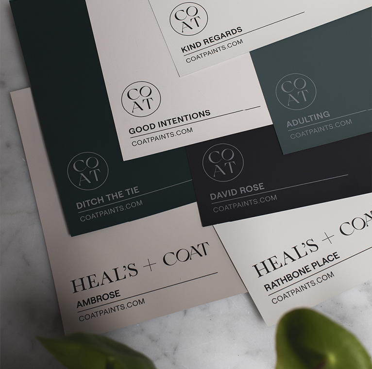 COAT paint swatches