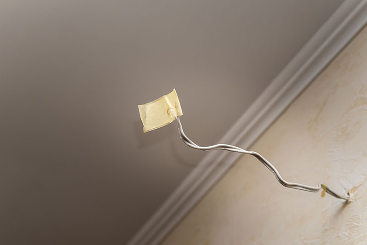 Picture of an electricity power cable 