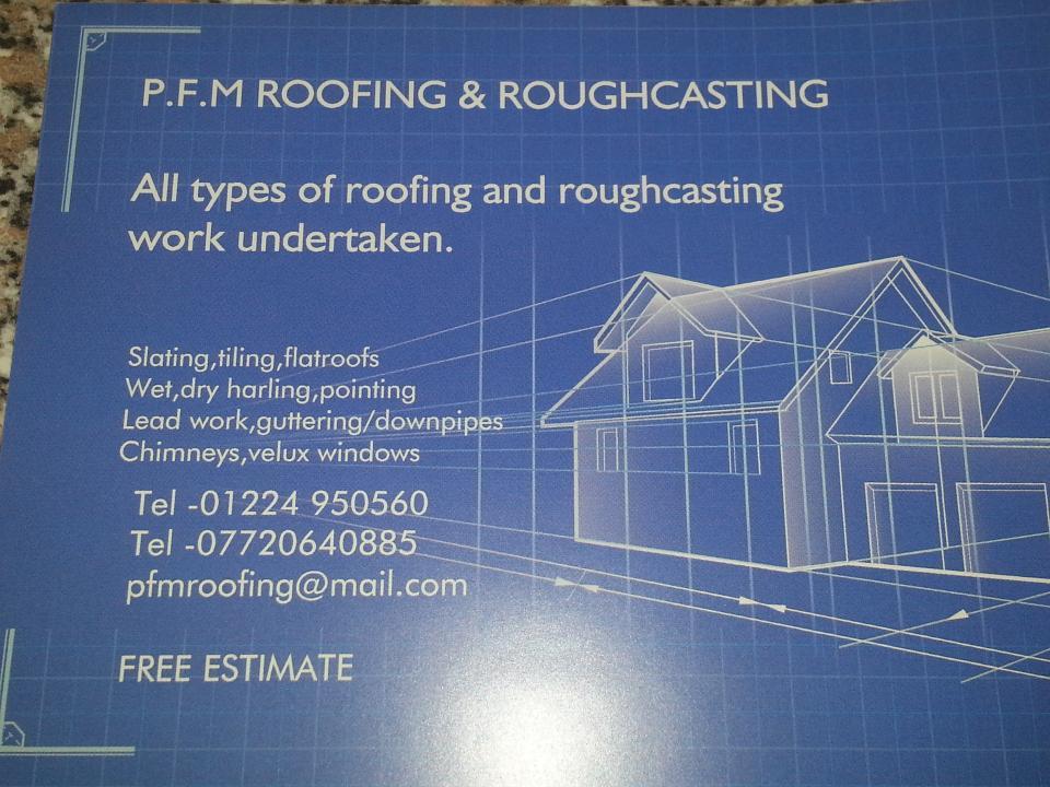 P.F.M ROOFING/ROUGHCASTING SERVICES gallery image 1