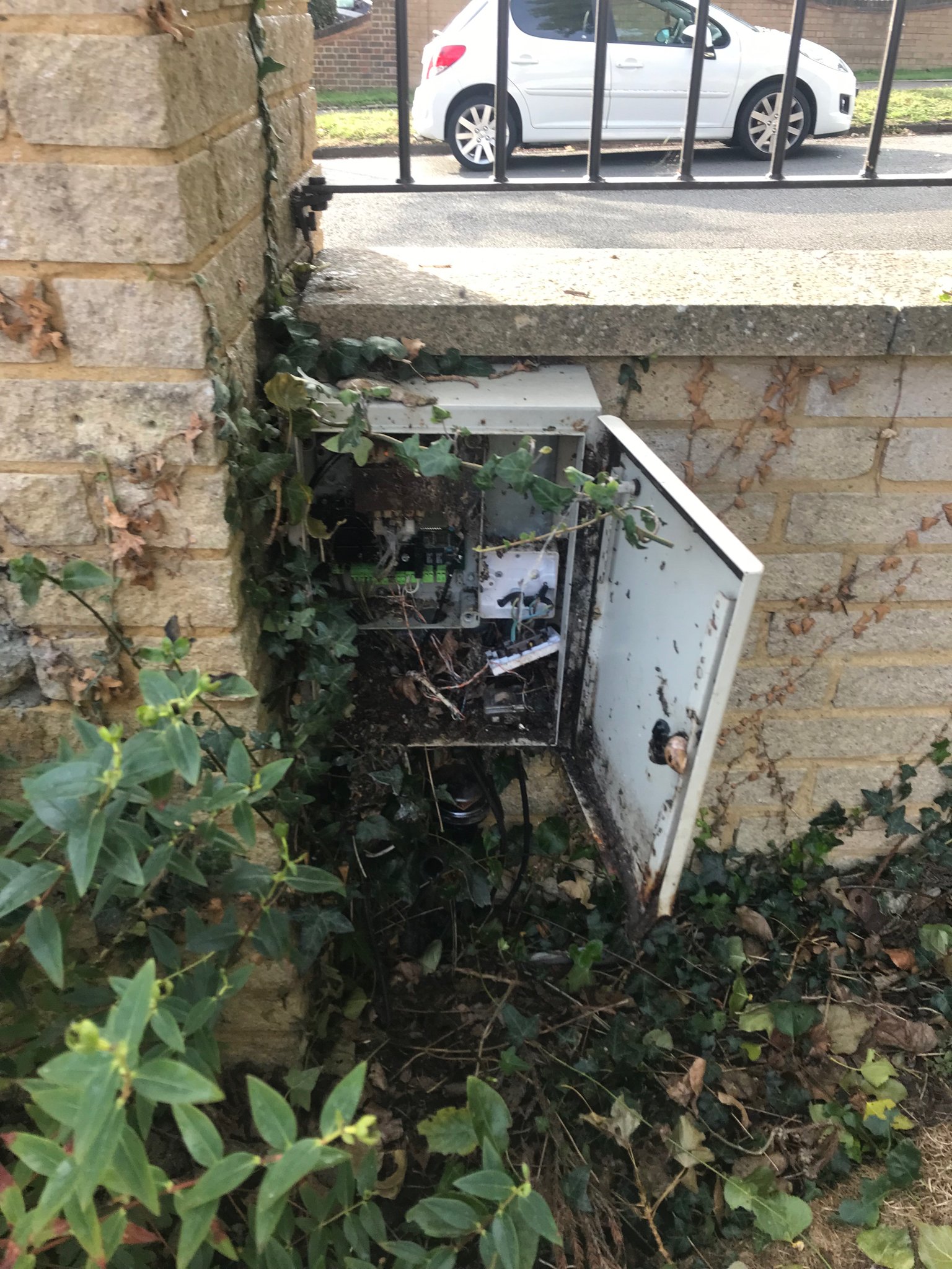 Before defunct electric control box